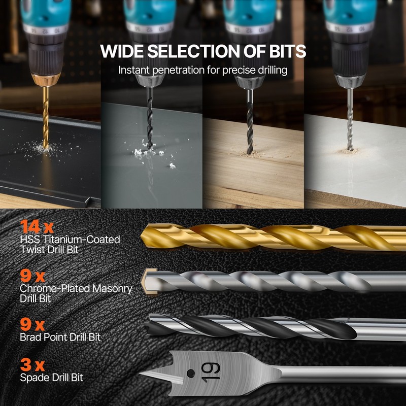 Drill Bit Set 100PCS Screwdriver Bit Set with Carrying Case Multi-purpose gallery