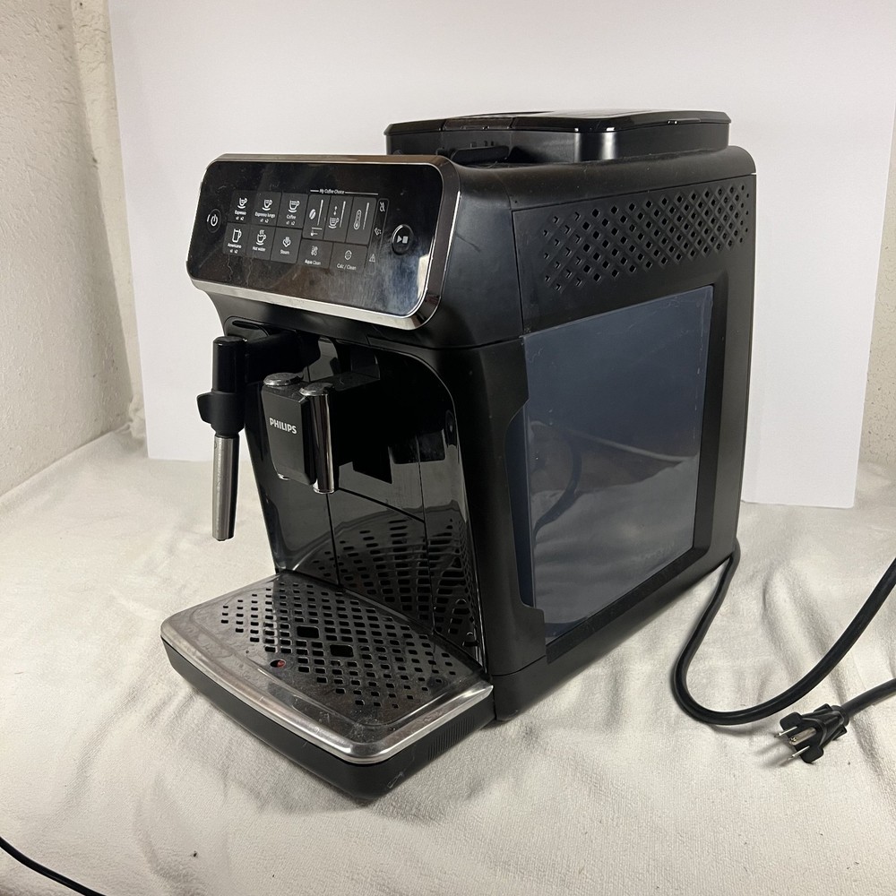 Philips 3200 Series Espresso Machine Black AS IS For Parts Powers On Ep3221
