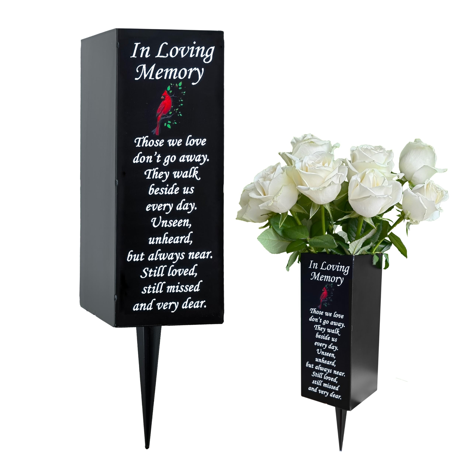 Cemetery Vases with SpikesMetal Memorial Vase for Gravesite Flowers Cemetery ... gallery