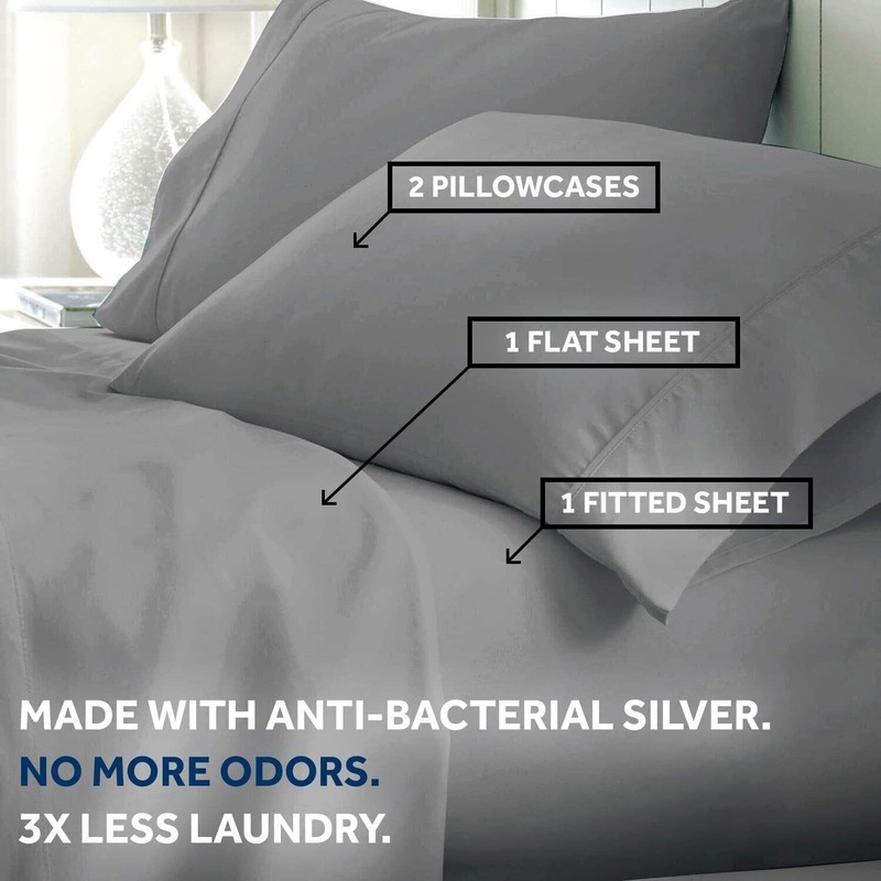 Miracle Made Extra Luxe Bed Sheets Set – 4 Piece Bed Sheet all sizes available! gallery