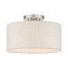 Used Livex Lighting 49809-91 Meadow - 1 Light Semi-Flush Mount in Minimalist gallery