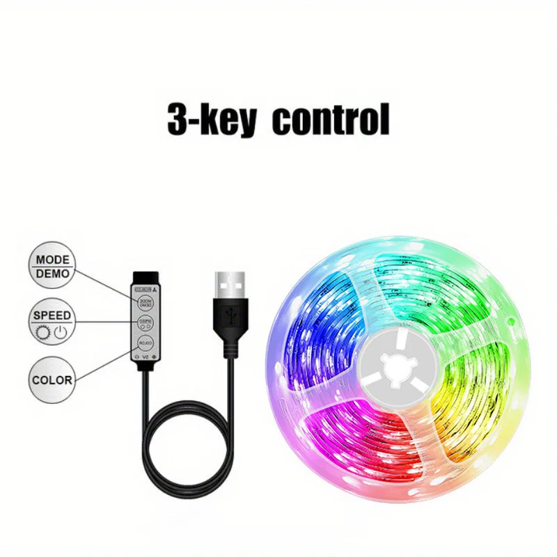 RGB LED Strip Light SMD 5050 USB Remote&App Control Bluetooth Flexible Tape Diod gallery