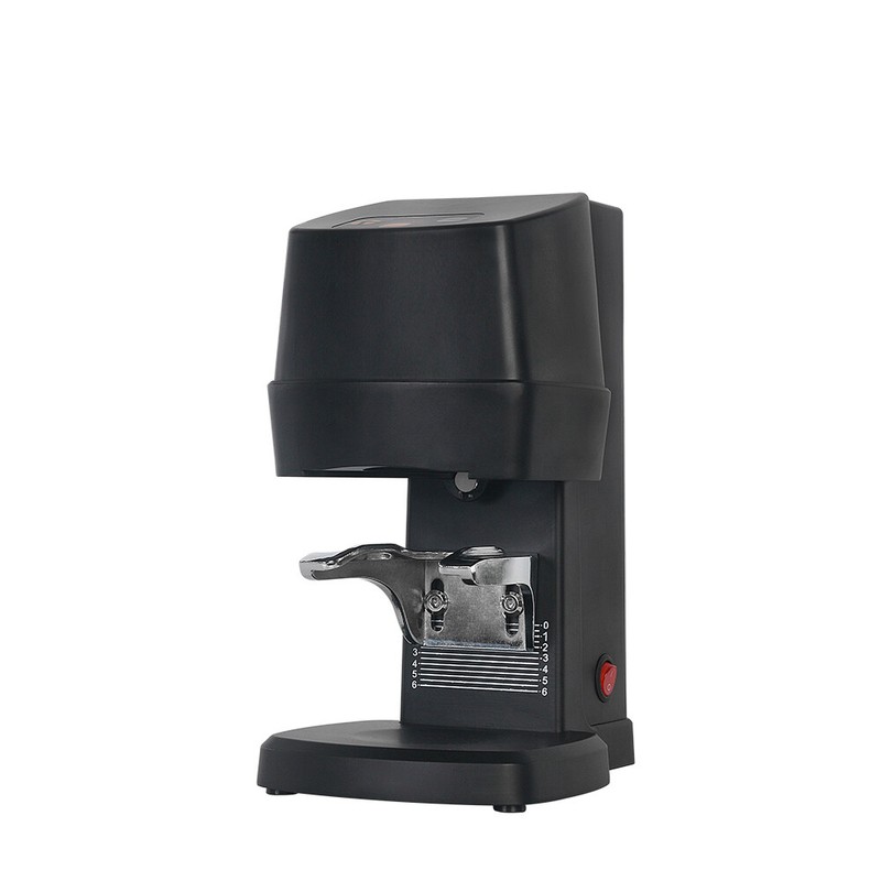 Commercial Black Electric Automatic Coffee Tamper Stainless Steel 58mm 110-240V gallery