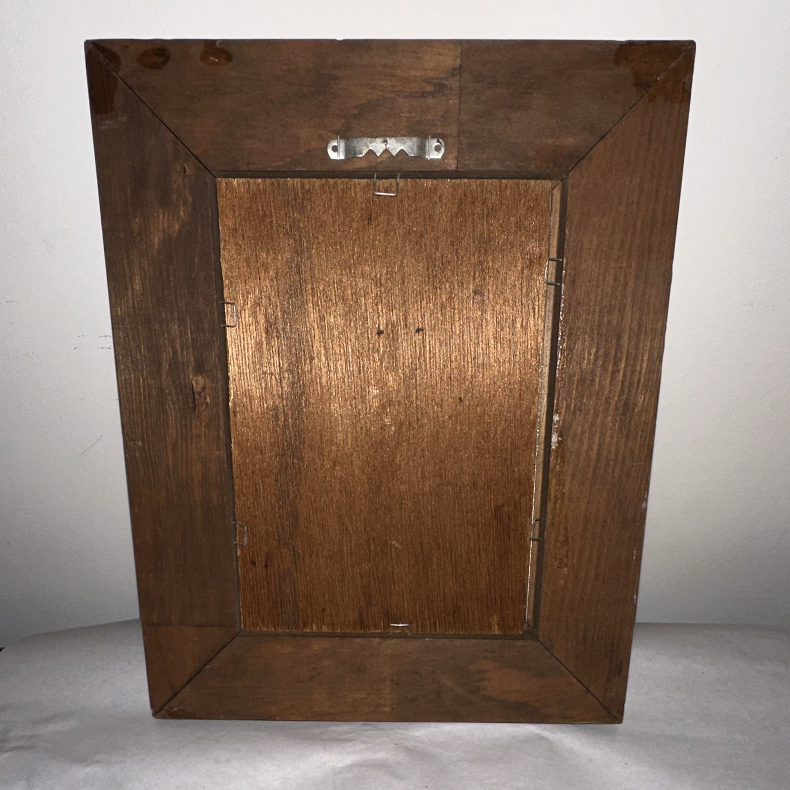 Brown Wood 8x10 Photo Frame Rectangle Portrait Wall Mounted Rear-Loading gallery