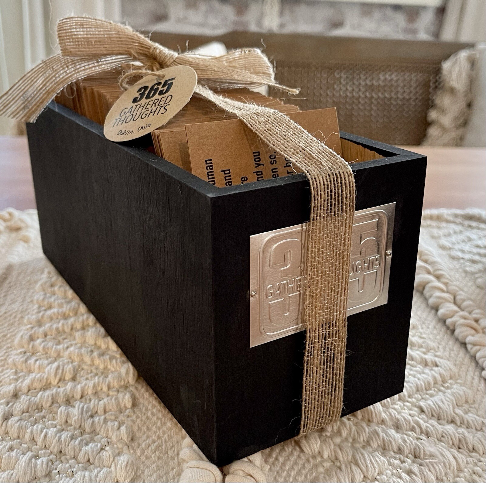 Black Box With 365 Gathered Thoughts Of Love & Inspiration #Valentine #Wedding gallery