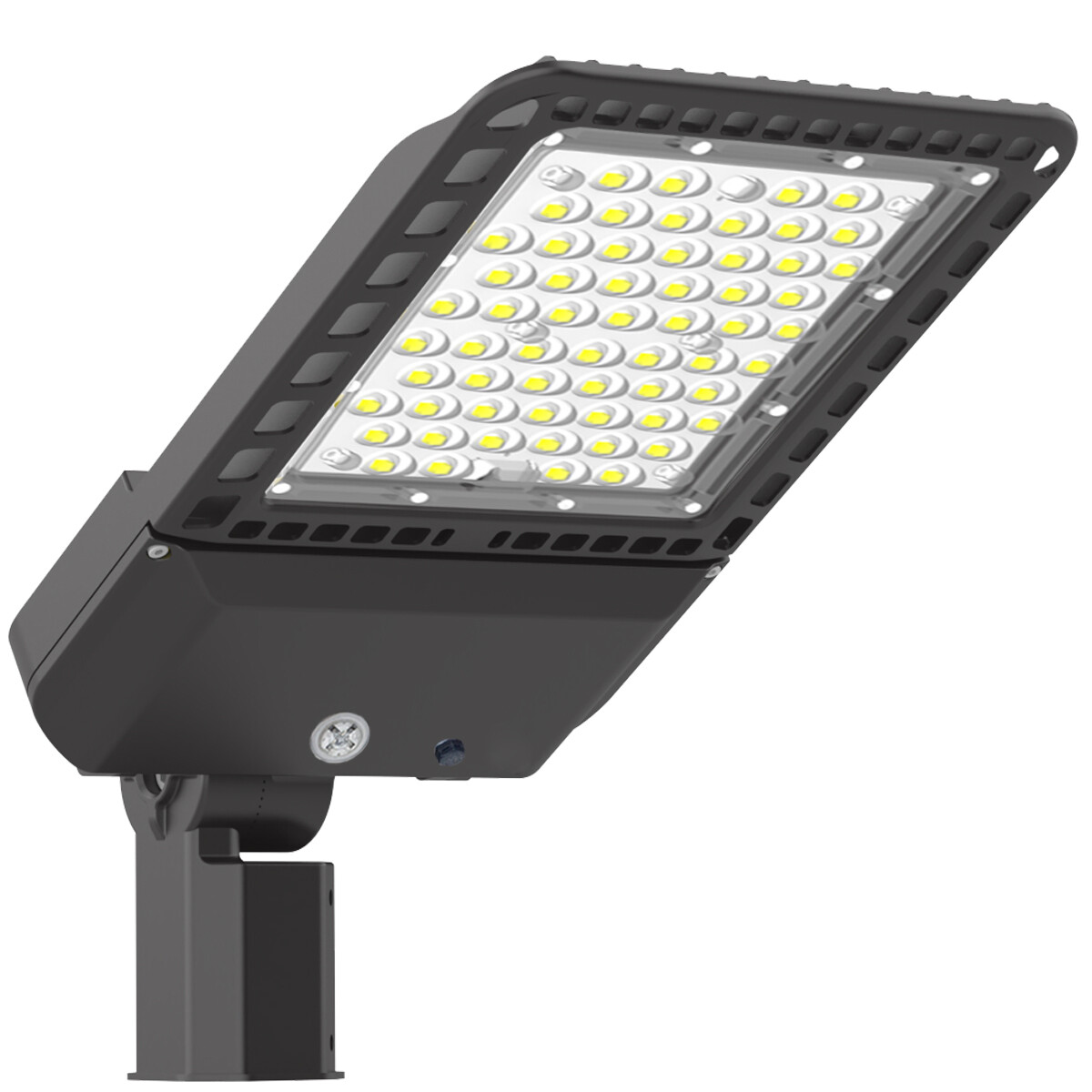 Outdoor Pole Light LED Parking Lot Lighting Yard Street Lights Dusk to Dawn Lamp gallery