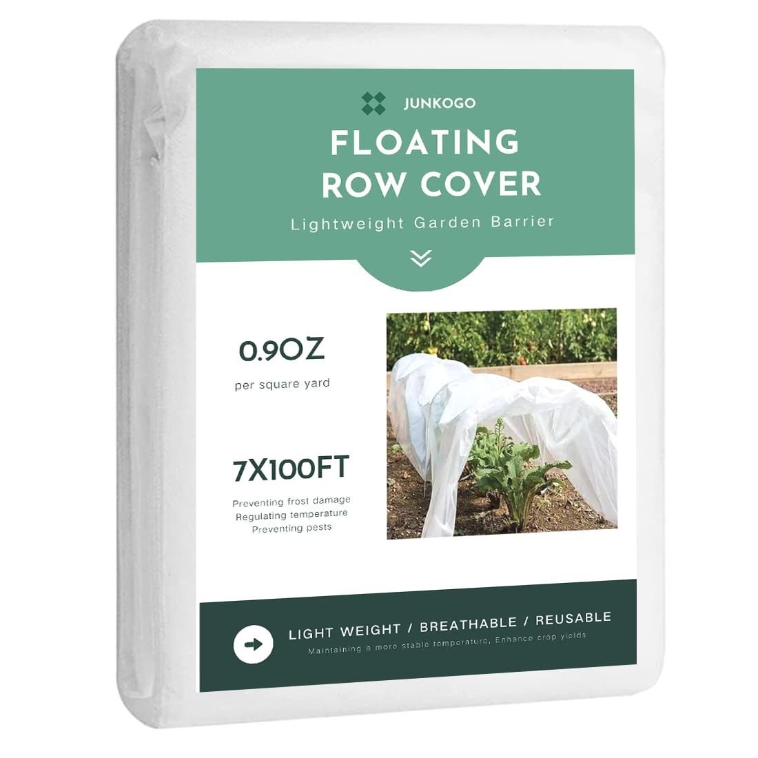 Frost Protection Cover 7x100ft for Vegetables, Trees, Greenhouse & Shade gallery