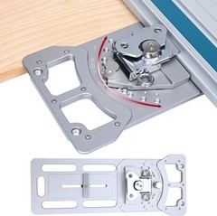 Adjustable Angle Track Saw Guide Square -60° to 60° with Positive Stops, Mult…