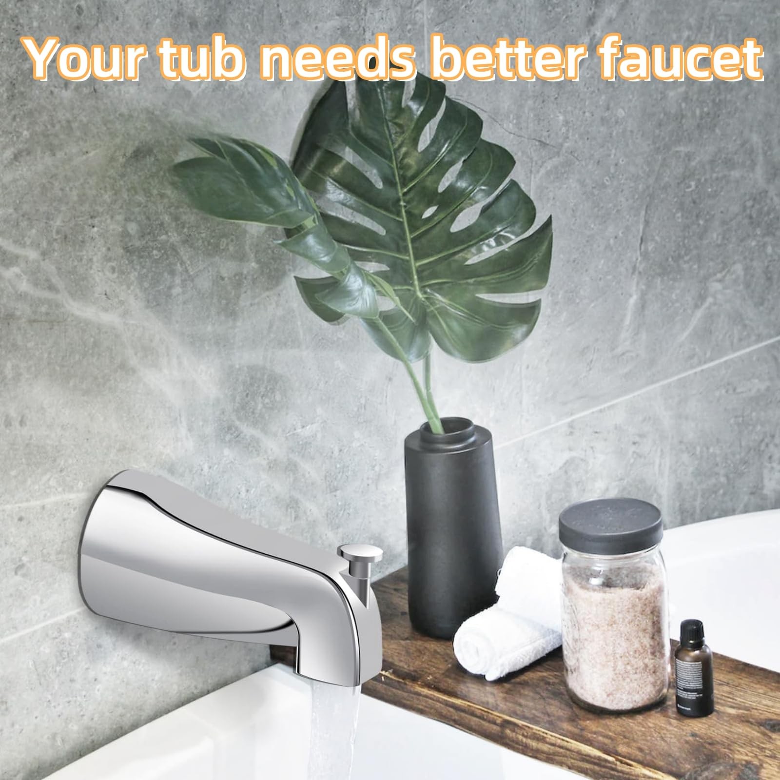 Totalize Bathtub Faucet Easy To Install Tub Spout Diverteramerican Standard Tub gallery