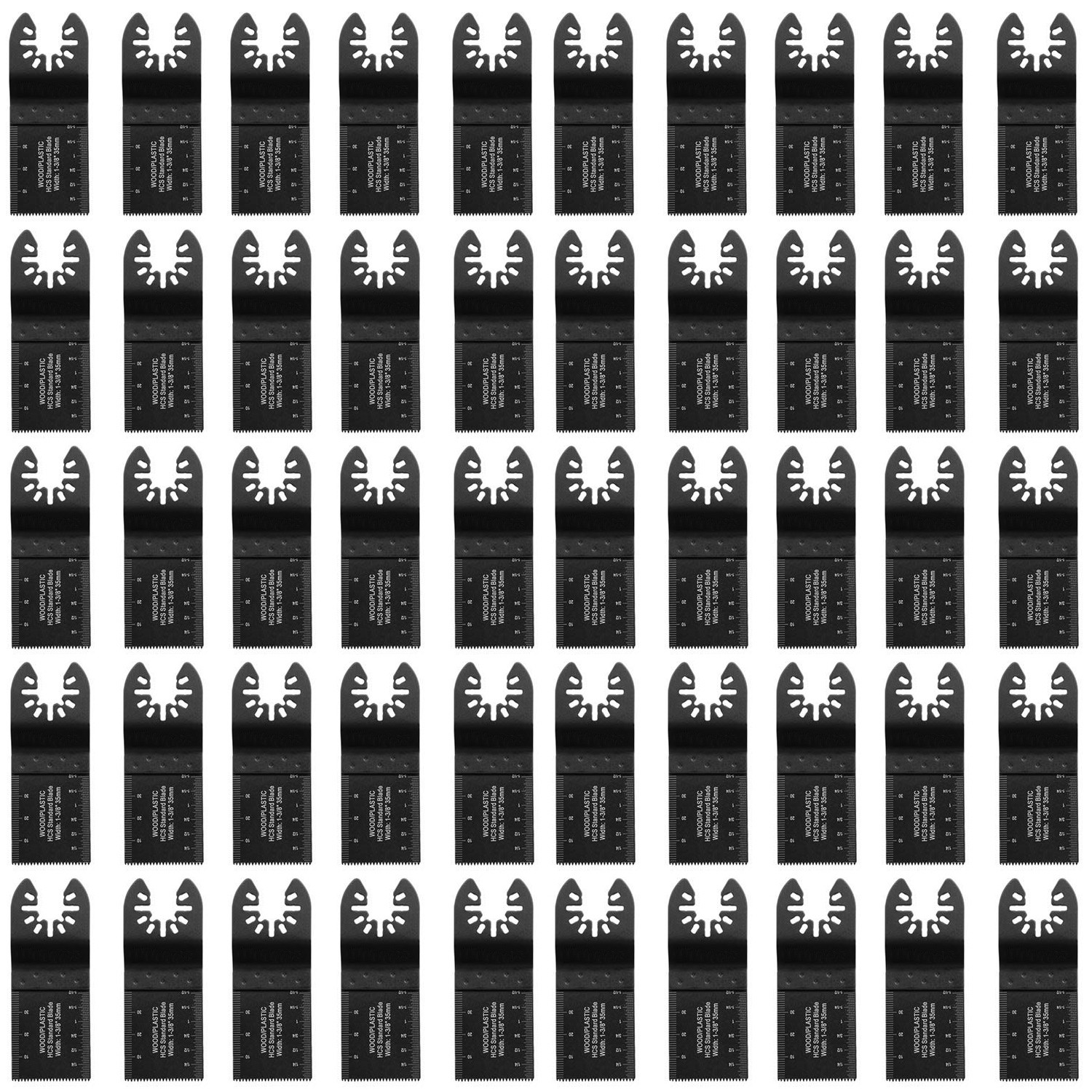 50Pcs Oscillating Multi Tool saw blades Wood Metal Cut Cutter For Dewalt Fein gallery