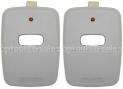 (2) 10 Digit Pins EZ Code Remote Control Garage Door Gate Opener Transmitter