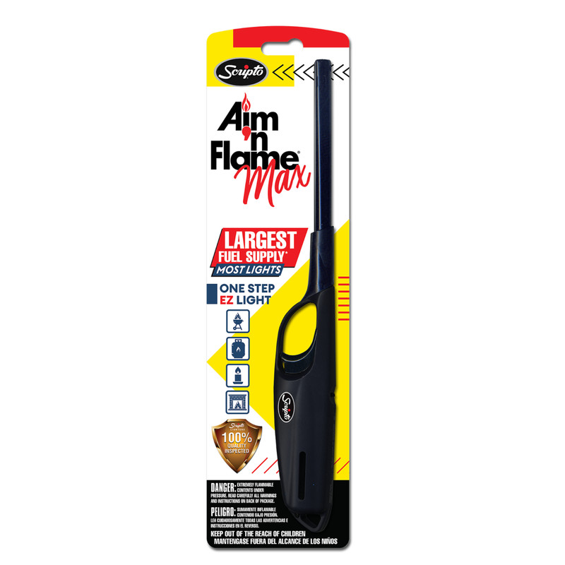 Scripto AIM 'N Flame Multi-Purpose Utility Lighter Random Color 12-lighters gallery