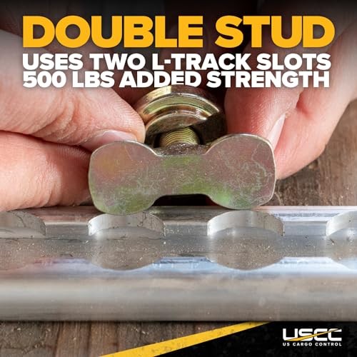 L Track Threaded Bolt Double Stud Fitting, (10 Pack) 5,500 Pounds 10 units gallery