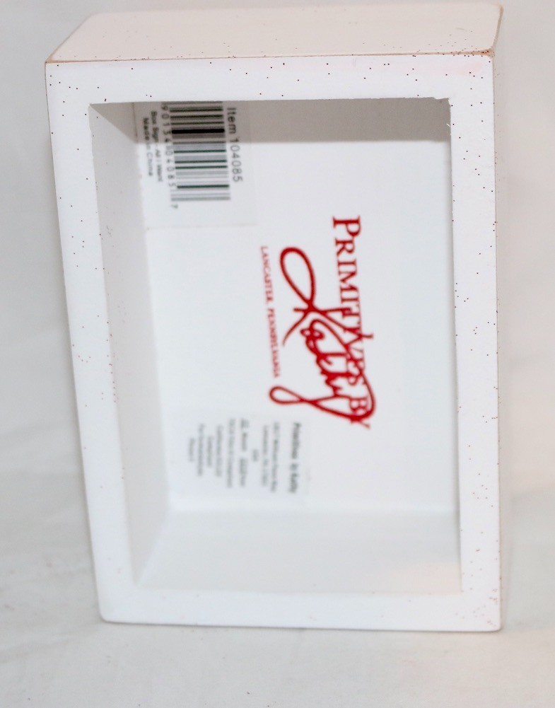 Primitives by Kathy Holiday Glitter Box Sign Christmas To Be Over Humor Decor gallery