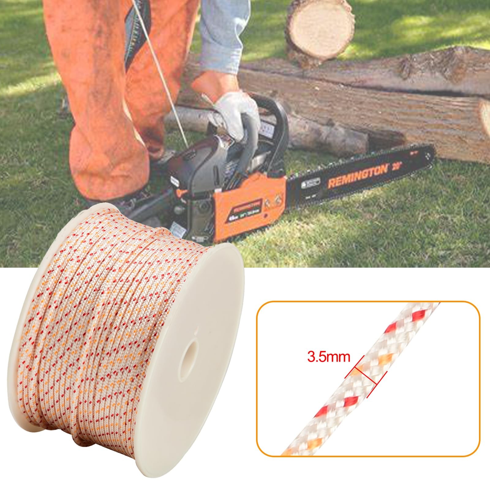 Multisland Recoil Starter Rope Pull Cord, 100m / 3.5mm 3.5mm/100m, colorful gallery