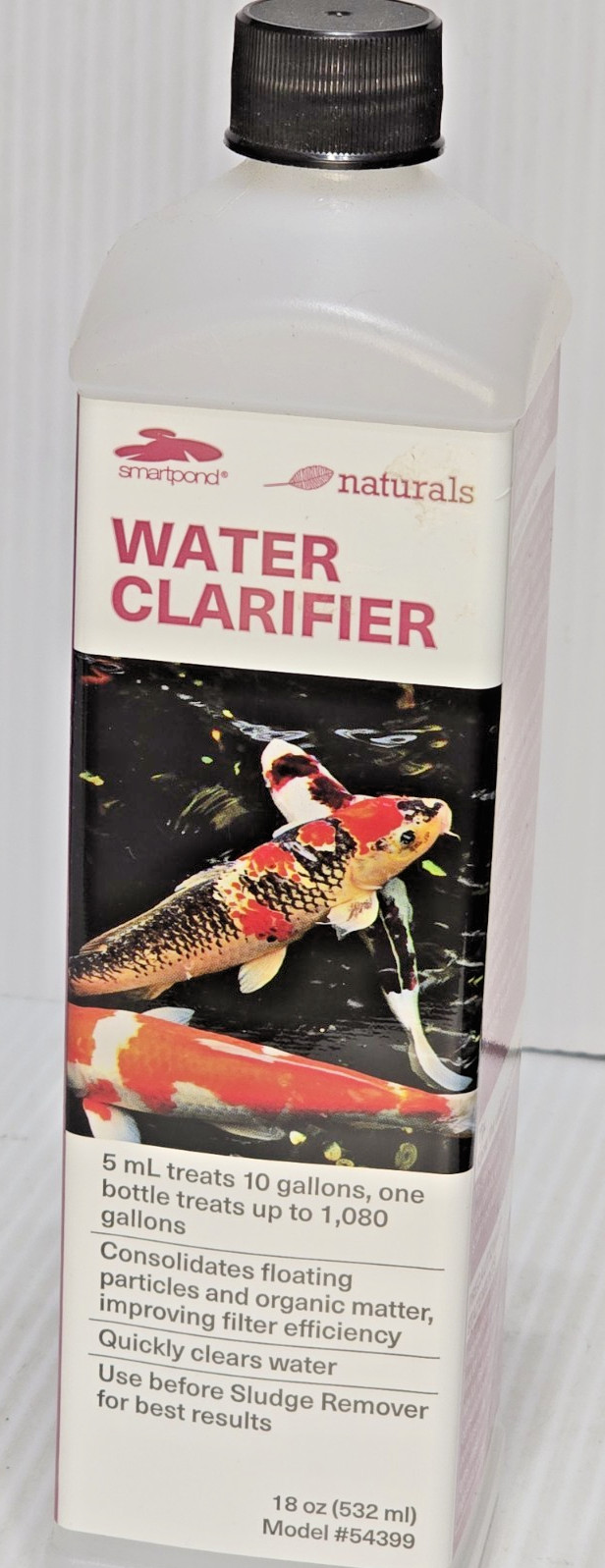 4 Smartpond 54399 Water Clarifier 18oz Fish Plants & Wildlife Quick Clears Water gallery