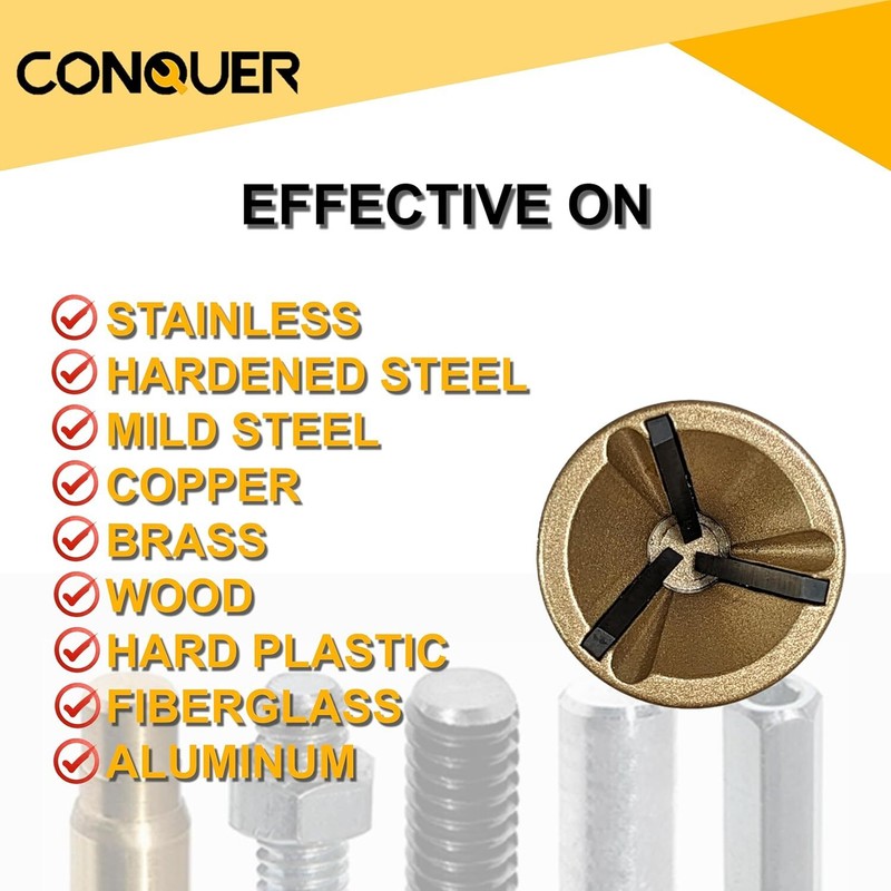 Premium Tungsten Blade Drill Bits For Stainless Steel And Hard Materials gallery