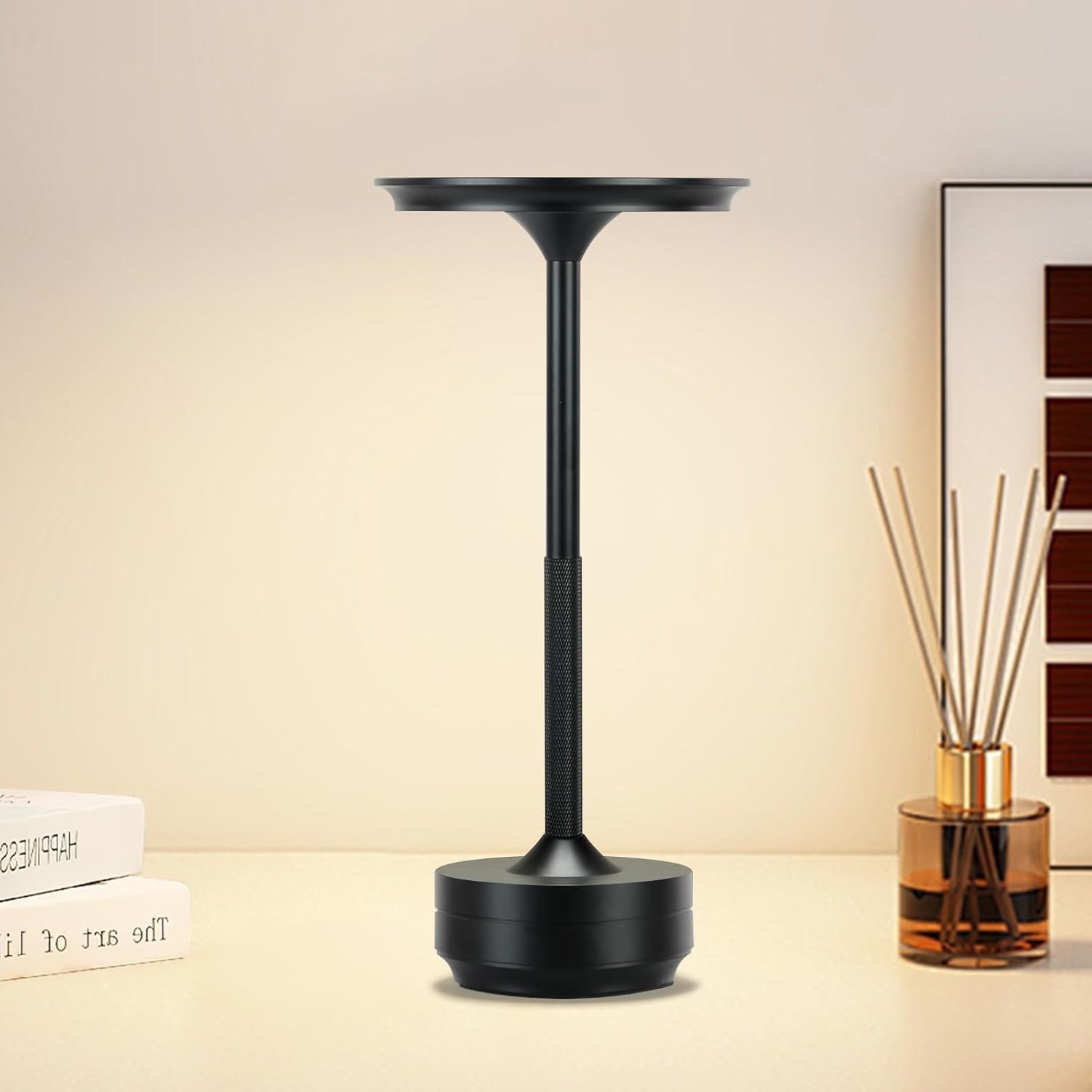 Cordless LED Touch Sensor Table Lamp Rechargeable Dimmable Bar Desk Night Light gallery