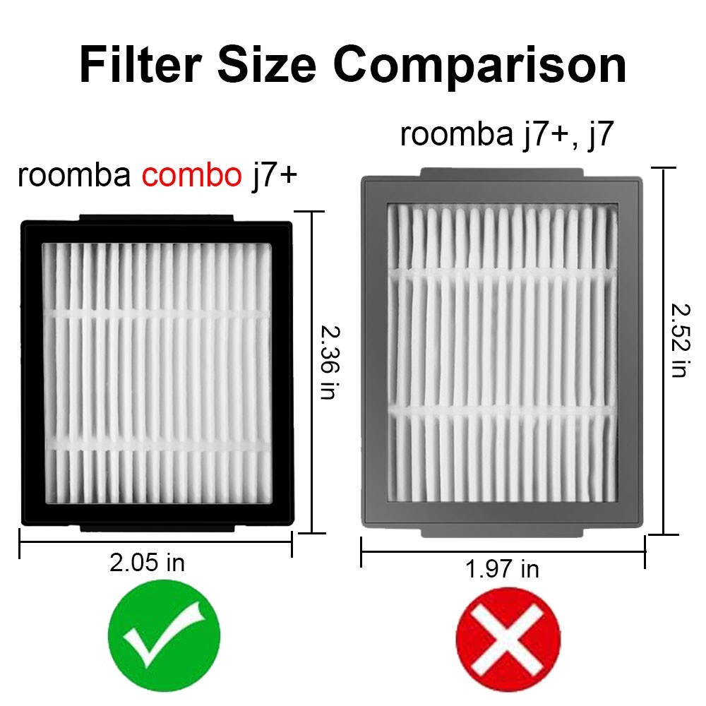 Filters Replacement compatible with irobot Roomba Combo j7+ Robot Vacuum and Mop gallery