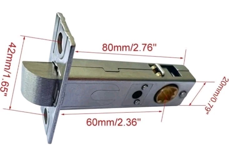 304SUS Round Recessed Door Lock Hidden Recessed Cup Door Handle Silver gallery