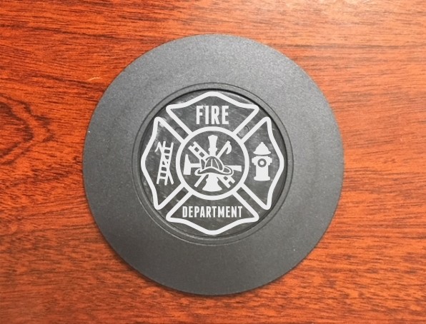 Firefighter Rescue Department EMT EMS Drink Coaster Gift SET USA Home Bar gallery