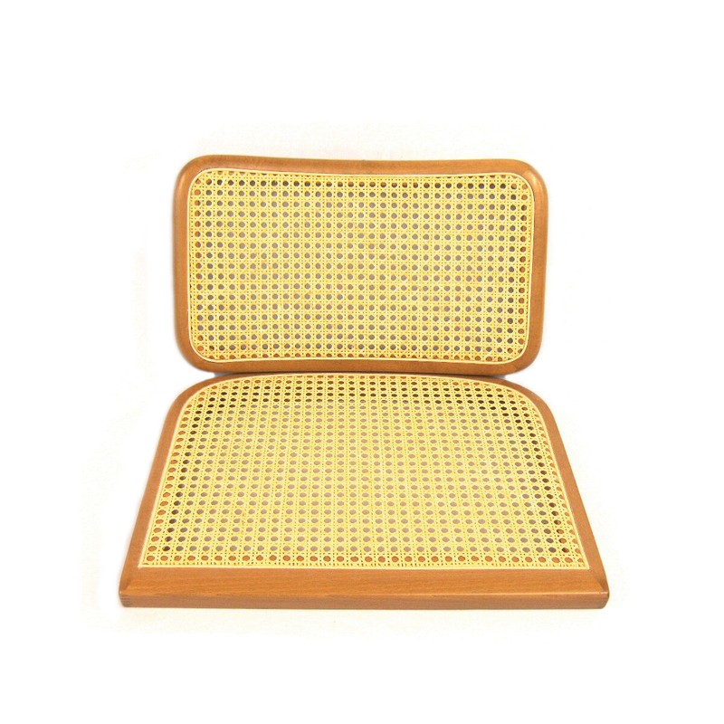 Marcel Breuer Cesca Chair Replacement Cane Seat & Back (Honey Oak; NO Holes) gallery