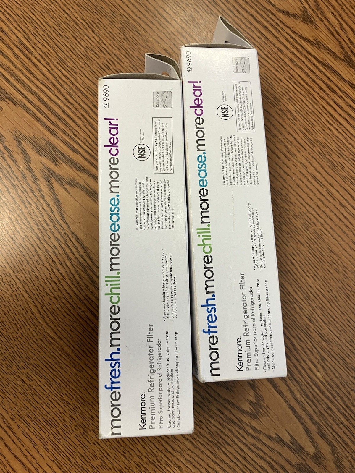 2 Pack 9690 469690 Refrigerator Water Filter NSF/ANSI 53 Fit ADQ36006101 gallery