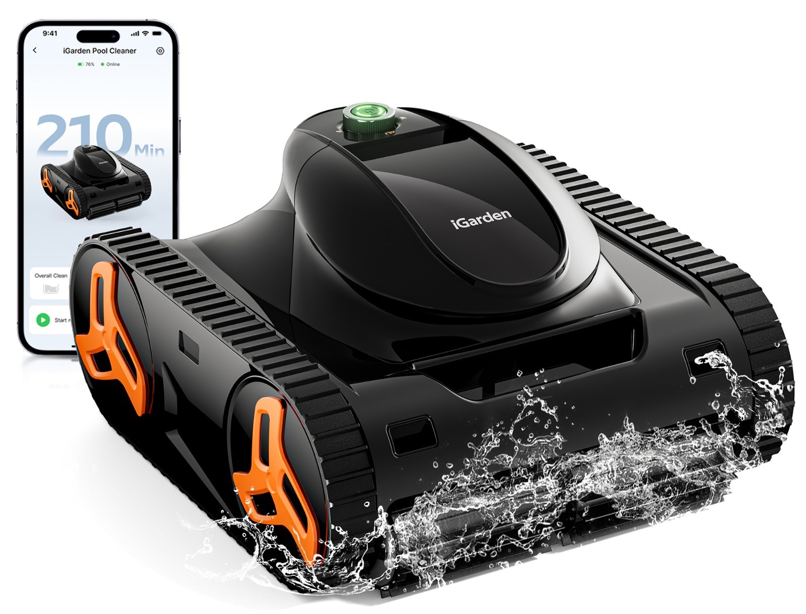 (2026 NEW) iGarden Robotic Pool Cleaner KN Series 210-Min Runtime gallery
