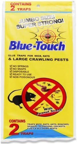 Blue-Touch Strong Rats Glue Traps for Mouse, Mice & Snakes Crawling Pests [BULK] gallery