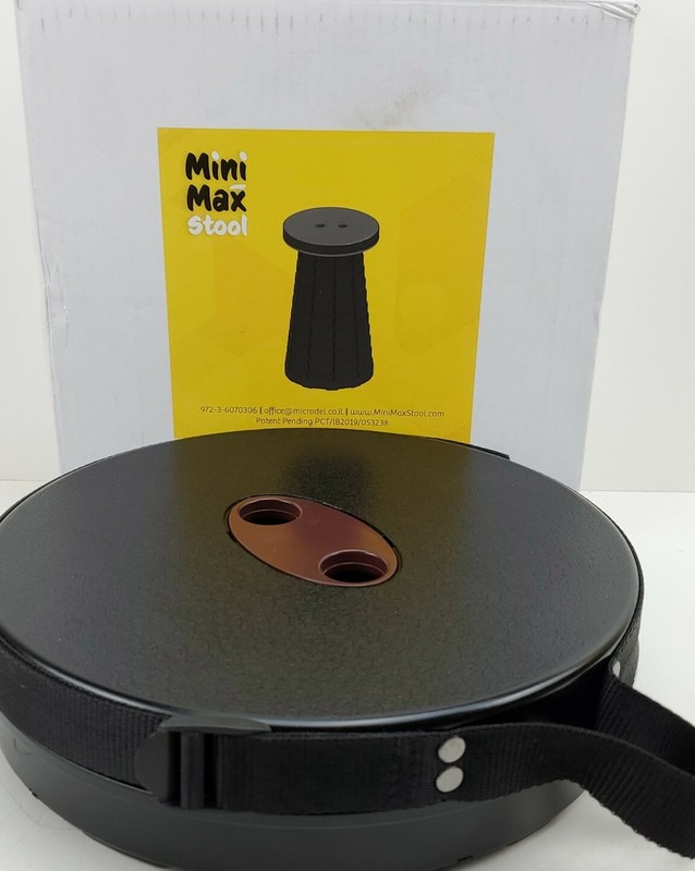 New Mini Max 19" Vortex Telescoping Stool Camping Travel Portable Collapsible gallery