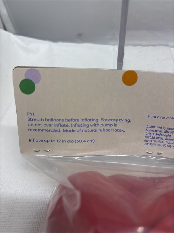 2 X SPRITZ Assorted Colors Round Balloons 72ct. 12in/30cm (B40 gallery