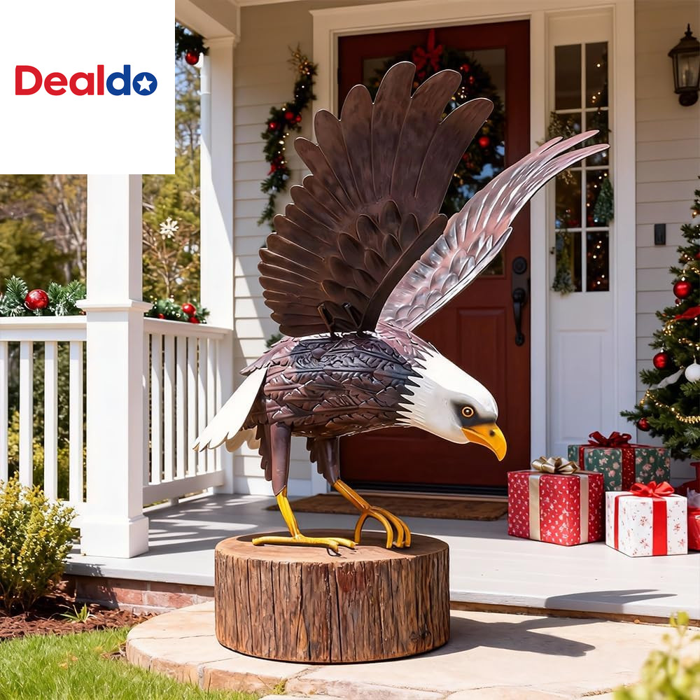 Metal Bald Eagle Large Outdoor Statues Garden Decor Sculptures Statues Outdoor M gallery