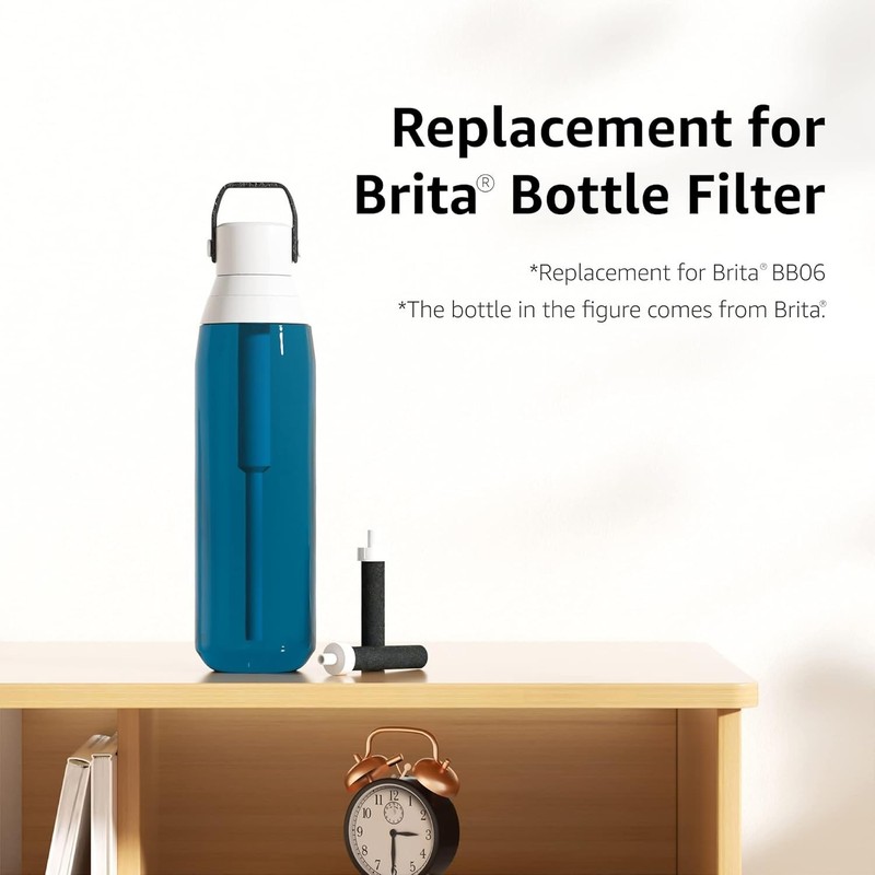 AQUA CREST Water Bottle Filter, Replacement for Brita® BB06, Brita® Hard Sided gallery