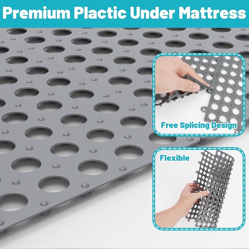 Interlocking Ventilated Mattress Pad 83" L x 59" for RV Boat Camper gallery