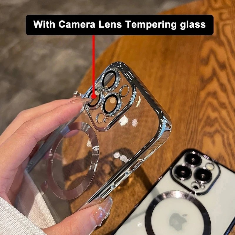 Shockproof Mag Safe Case For iPhone 16 15 14 Pro Max 13 12 11 Camera Lens Cover gallery