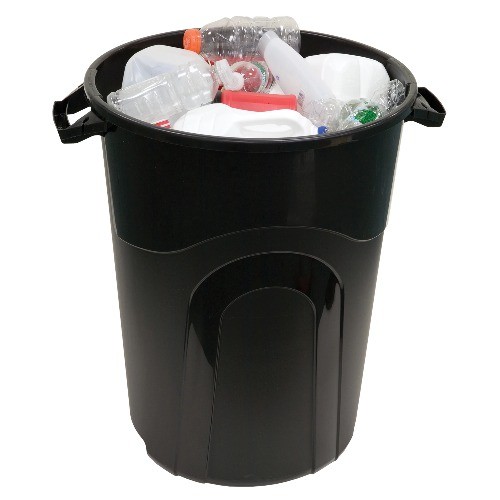 Hyper Tough 32 Gallon Heavy Duty Injection Molded Trash Can with Click Lock Lid gallery
