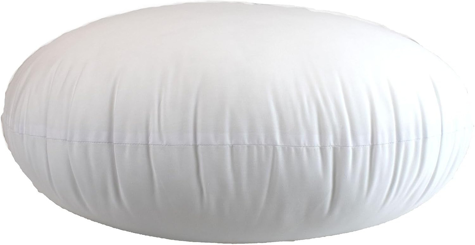 round Pillow Insert Hypoallergenic Polyester Form Stuffer-0 Cotton Blend Cove gallery