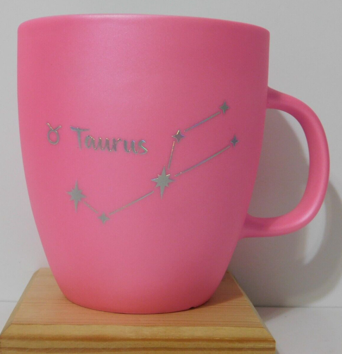Large 19oz Taurus Zodiac Coffee Mug Cup Pink Constellation New (Hand wash only) gallery