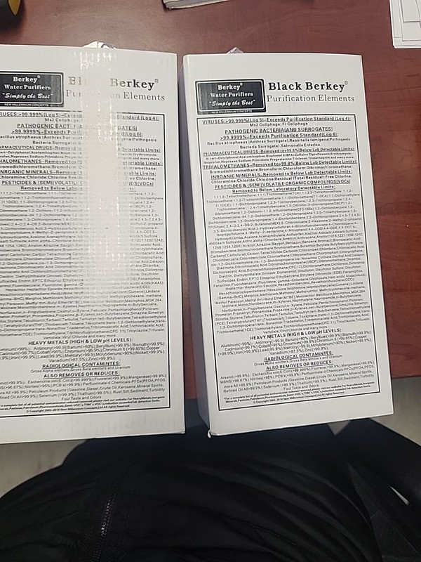 Berkey Black BB9-4 Water replacement Filters Berkey Water System. OEM gallery
