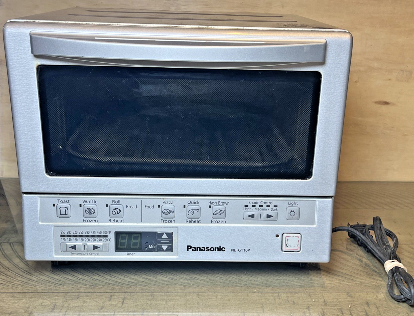 Panasonic NB-G110P Flash Xpress Compact Toaster Oven Double Infrared Heatin READ gallery