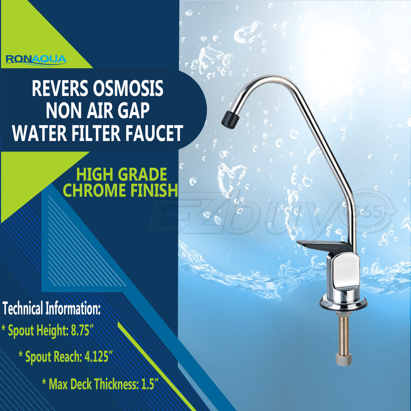 RO Reverse Osmosis Kitchen Sink Water Filter Faucet Fit Most RO Units SHIPS FREE gallery