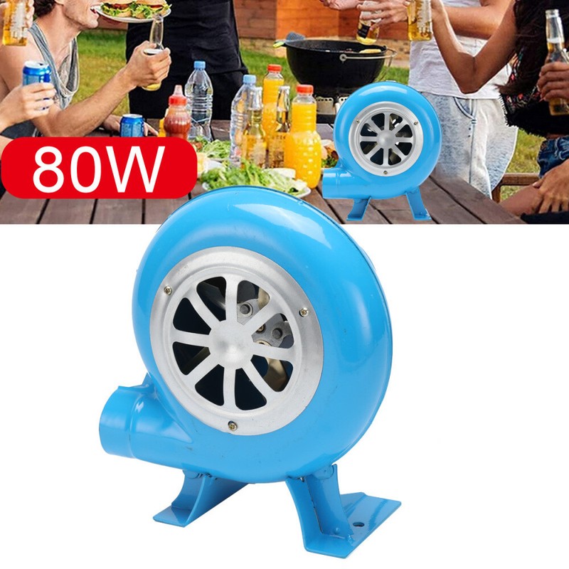80W Barbecue Combustion Blower Home BBQ Stove Fire Electric Fan Speed Adjustable gallery