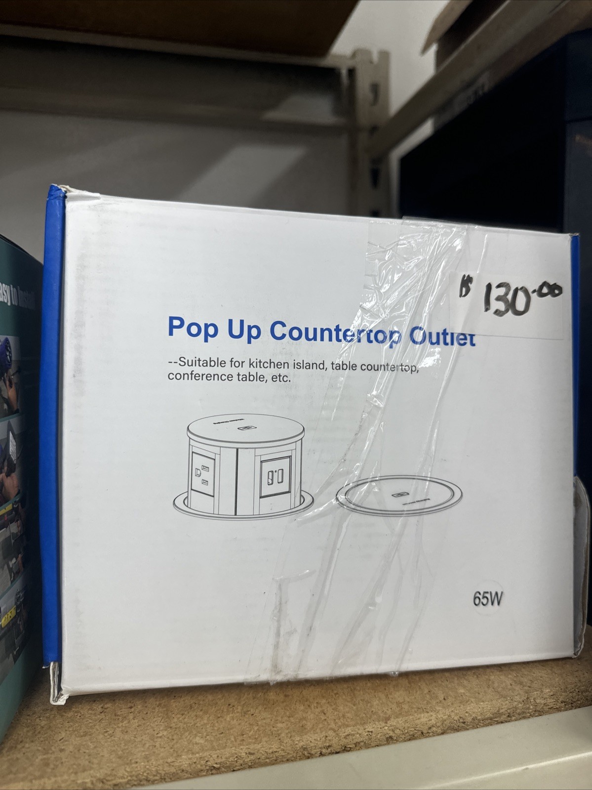 Pop up Outlet for Countertop 15W Wireless Charger 65W USB C Charging 4 Outlet gallery