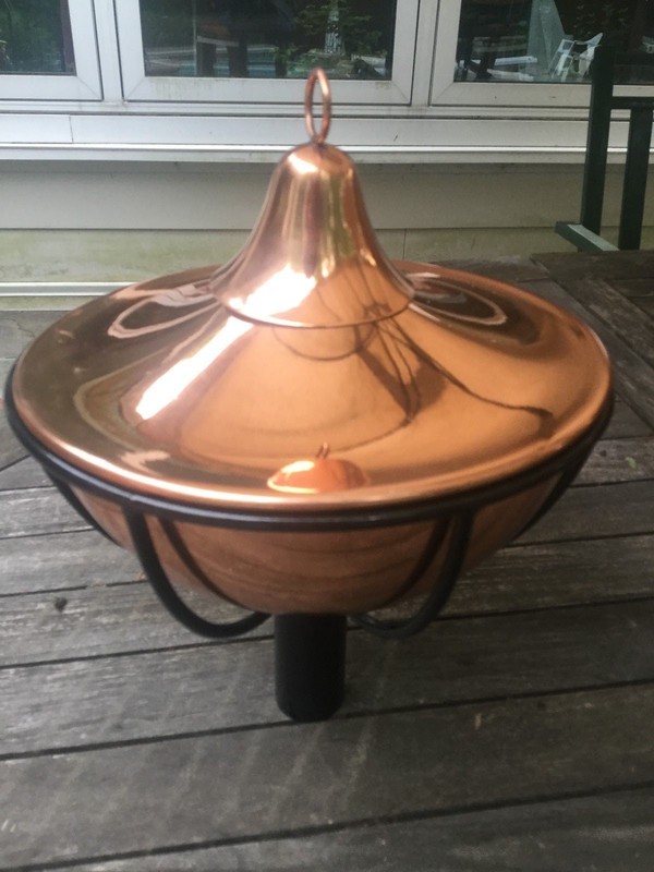 Copper Bowl Garden Torch gallery