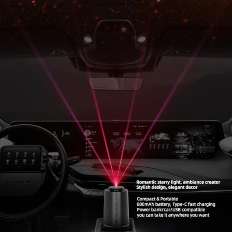 Waterless Oil Diffuser, Portable Car Diffusers for Essential Oils, Wireless Diff gallery