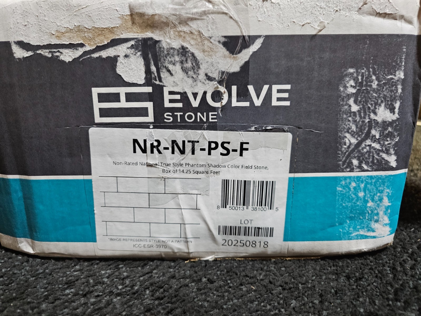 Evolve Stone NR-NT-PS-F National True Flats Non-Fire Phantom Shadow 14.25 Sq. Ft gallery