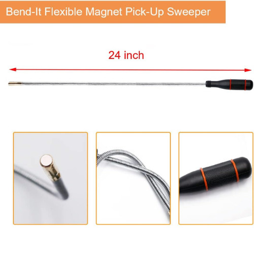 4 Pack Telescoping Magnetic Pickup Tools Flexible Grabber Claw & Magnet Set gallery