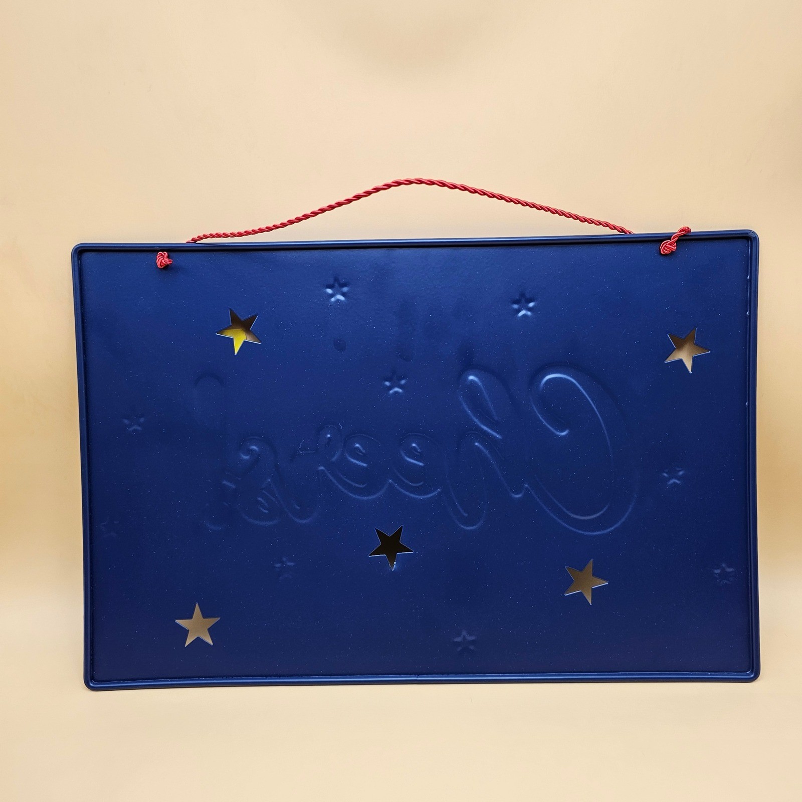 Sun Squad Blue Cheers Star Cutout Hanging Sign 14x9.5 gallery