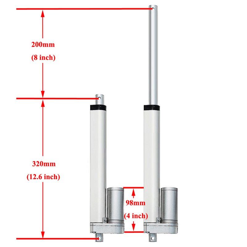 1000W KW Sunlight Tracking Solar Tracker Electric Single Axis Complete Track Kit gallery