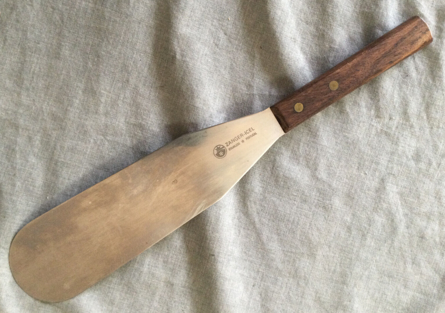Zanger Icel Cake / Spreading Spatula Portugal - Wood Handle & Stainless gallery